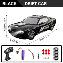 RC Drift Car 1:20 Scale with Lights and Drifting Tires