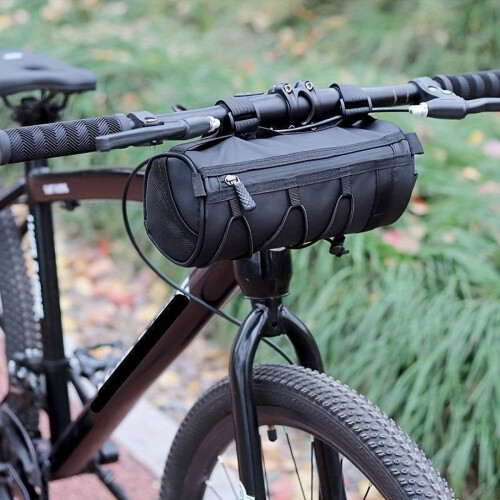 Fahrradlenkertasche, wasserdicht, abnehmbar, grün 1