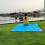 Picknickdecke, sanddicht, wasserabweisend, 55 x 60 Zoll 4