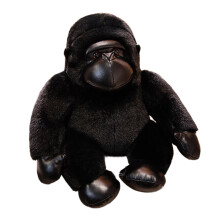 Coussin en peluche en forme de singe, douce fourrure synthétique, 1 pièce