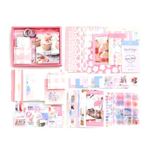 Vintage scrapbook kit decorative paper tape sticker