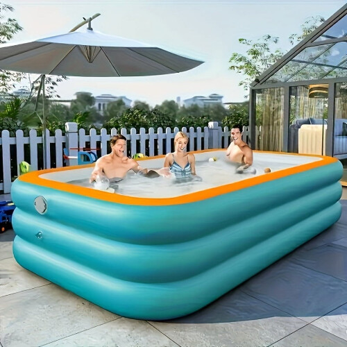 Inflatable Swimming Pool PVC Reinforced 4m 1