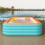 Inflatable Swimming Pool PVC Reinforced 4m 7