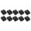 Watch Pillows Black PU Leather 10 Pieces 1