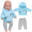 Doll Clothes Set for 14-18 Inch Dolls Soft Polyester 1