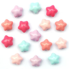 3D Star Fridge Magnets Colorful Pink Strong Magnetic