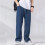 Herren-Jeans, einfarbig, lässig, normale Passform, Herbst/Winter 2