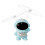 Blue Astronaut Hovering Helicopter Toy with LED and 1