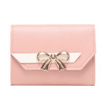Women's Bowtie Wallet Small Card Organizer Purse