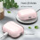 Θήκη DISEN AirPods Pro1ης γενιάς ροζ με γκλίτερ, λεπτή, αντικραδασμική 3