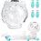 Cat grooming mask anti-bite breathable transparent S 1