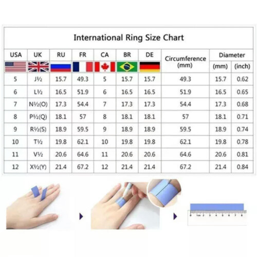 Waterproof NFC Finger Ring Smart Wearable White Size 6 2