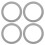 Blender Replacement Gasket Rubber Seal Ring 4 Pcs 1