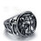 Men's Lion Head Stainless Steel Adjustable Ring 1