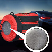 Tire Covers Polyester Gray 55cm 4-Pack