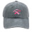 Pink Ribbon Baseball Cap Adjustable Denim Grey 1