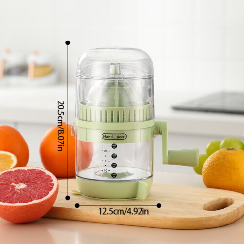 Manual Citrus Juicer 15 oz Portable Hand Crank 2