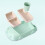 Car-Shaped Kids Tableware Set Light Green 6