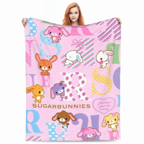 Manta de flanela Sugarbunnies 50x60 polegadas