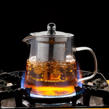Glass Teapot with Stainless Steel Infuser 43 oz