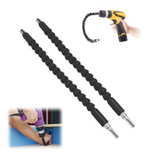 2PCS 11.8" Flexible Drill Bit Extension, Bendable Shaft Screwdriver Attachment – Compatible with Standard Drills