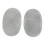Iron-On Grey Repair Patch Large Size 5.5 x 3.5 Inches 1