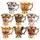 Vintage Brass Wine Glasses Chalice Goblets 8PCS 1