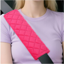 Car Seatbelt Cover Soft Velvet 2PCS Blue
