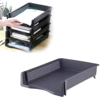 File Box Desktop Organizer Stackable Plastic Tray