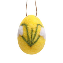 Pastel Hanging Eggs Easter Tree Decorations FeltEgg Hanging Ornaments Garland Room Door Wall Decor for Home Spring Party Arts & Crafts Supplies