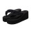 Black Knotted Platform Wedge Sandals Women 1 Pair 1