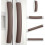 Kylskåpshandtag i PU-läder, 2-pack 3