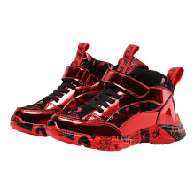 Boys' Winter Boots Toddler High-Top Lined Leather Snow Boots