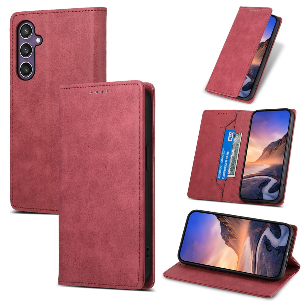 Leather Wallet Phone Case For Samsung Galaxy S25 Ultra, 962125664881