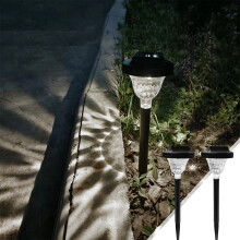 Solar Path Lights Super Bright Dusk-to-Dawn IP65 Waterproof