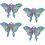 Gothic Butterfly Charms Rainbow Wings Moon Phase Crescent 1