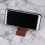 Office Use Mobile Phone Stand Bamboo Holder for Cell Phone Light Brown 1Pack 1