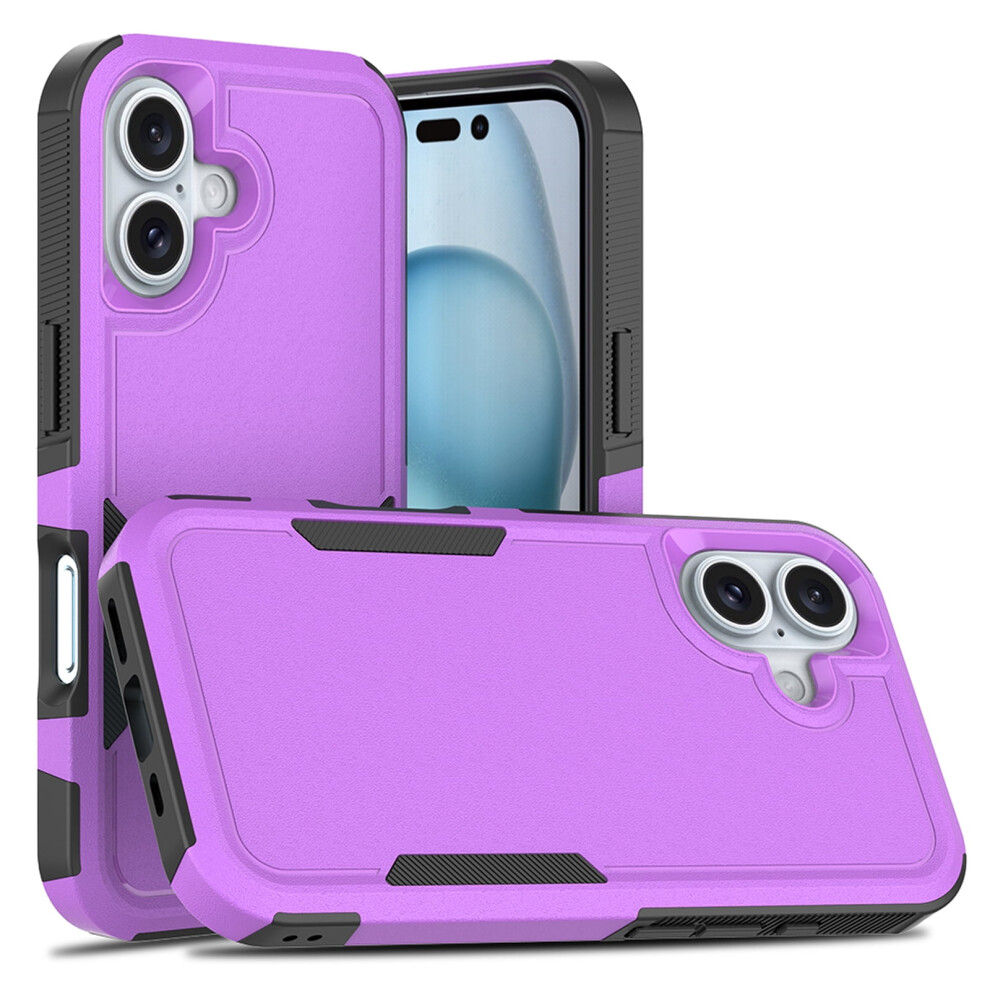 Iphone 16 Military-Grade Drop Case Rugged 2-In-1 Purple 962125661651