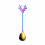 Rainbow Rose Christmas Dessert Spoons Stainless Steel 1