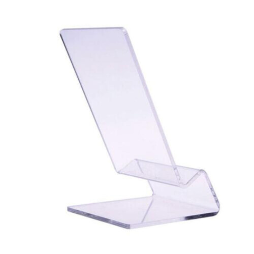 Acrylic phone display stand transparent 1 piece 2