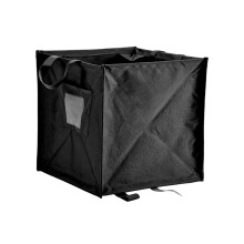 Foldable Camping Trash Can Folding Waste Bin Laundry Basket Practical Folded Trash Bin Recycle Bin for Picnics Household Yard Black Small