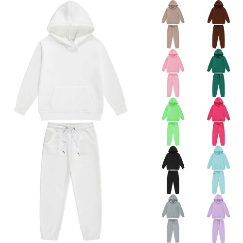 Zweiteiliges Winter-Kapuzenpullover-Set für Kleinkinder 2