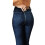 Høylivede skinny blå denimjeans til dame 4