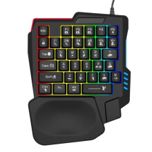 Gaming Keyboard Mechanical Feel 14-Key One-Hand