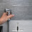 Shower Valve Silver Metal Mixing Valve 1-Handle 6