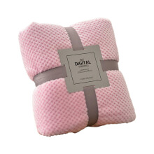Fuzzy Fleece Throw Blanket 40x60", Soft Plush Lightweight Blanket for Couch, Bed, Stroller & Travel, Machine Washable, Neutral Solid Color