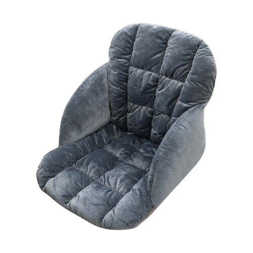 Desk Chair Cushion with Back Support Dark Gray 1