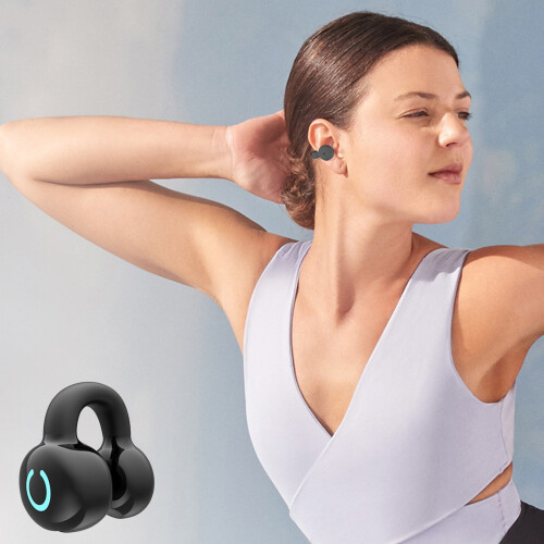Open-Ear Bluetooth Earbuds with 33ft Range and Noise 1