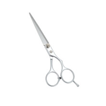 Flat Shear Hair Cutting Scissors Silver Tone 1 Pc