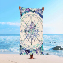 Mandala flower beach towel premium fine fiber beach towel outdoor beach quick drying bath towel for women